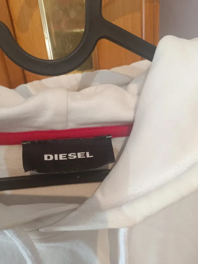 Sudadera Diesel chico blanca
