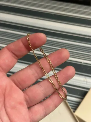 Pulsera vintage mujer baño de oro 14 k