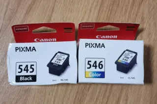 Cartuchos Tinta Canon PIXMA 545 Negro y 546 Color