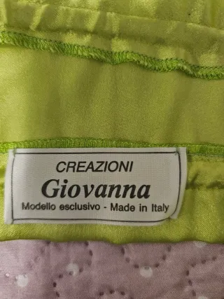 Completo sartoriale in raso verde/lime