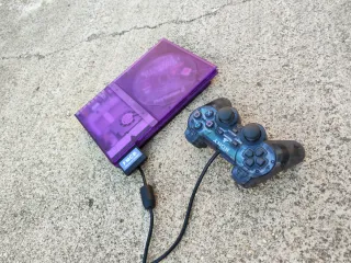 PS2 Slim Viola Trasparente IMPECCABILE