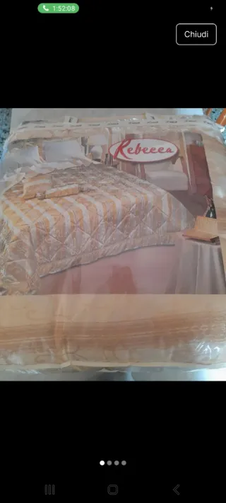 Coperta classica moderna color oro