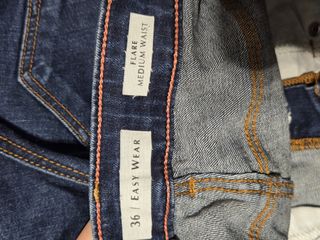 Pantalones vaqueros campana tiro alto Easy Wear 36