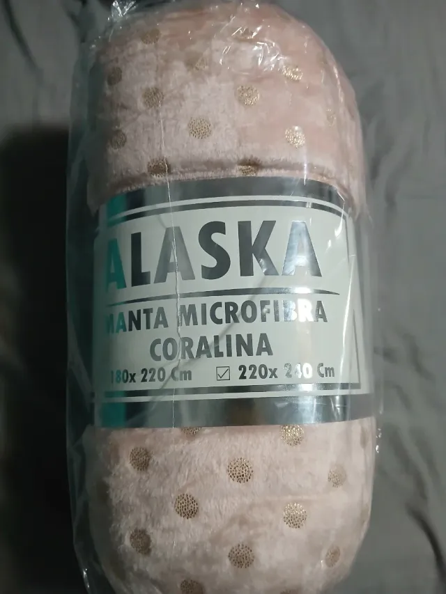 Manta Microfibra Coralina Alaska 180x220cm