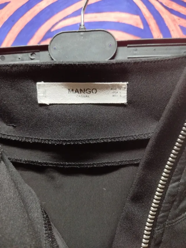 Falda Mango M cremalleras