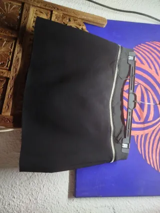 Falda Mango M cremalleras