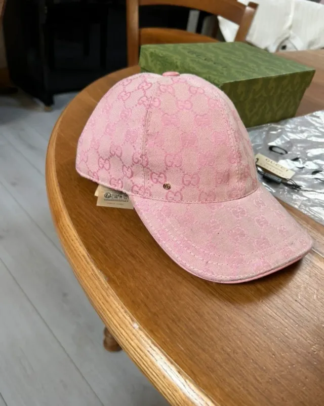 Gorra Gucci Rosa GG para chica