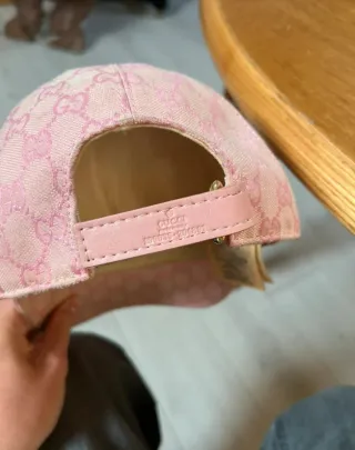 Gorra Gucci Rosa GG para chica