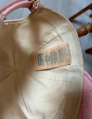 Gorra Gucci Rosa GG para chica
