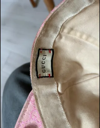 Gorra Gucci Rosa GG para chica
