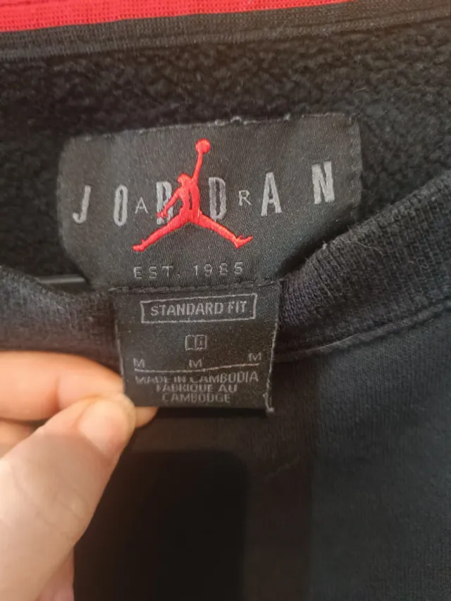 Sudadera Jordan Chico Negra Morada Verde