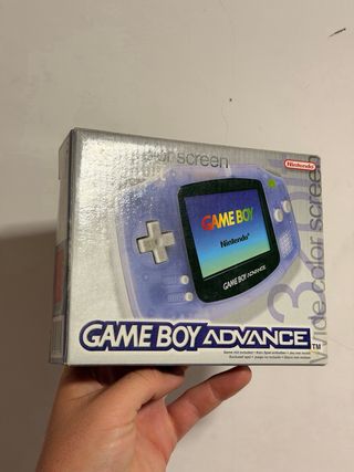 Game Boy Advance Trasparente: Scatola e Manuali