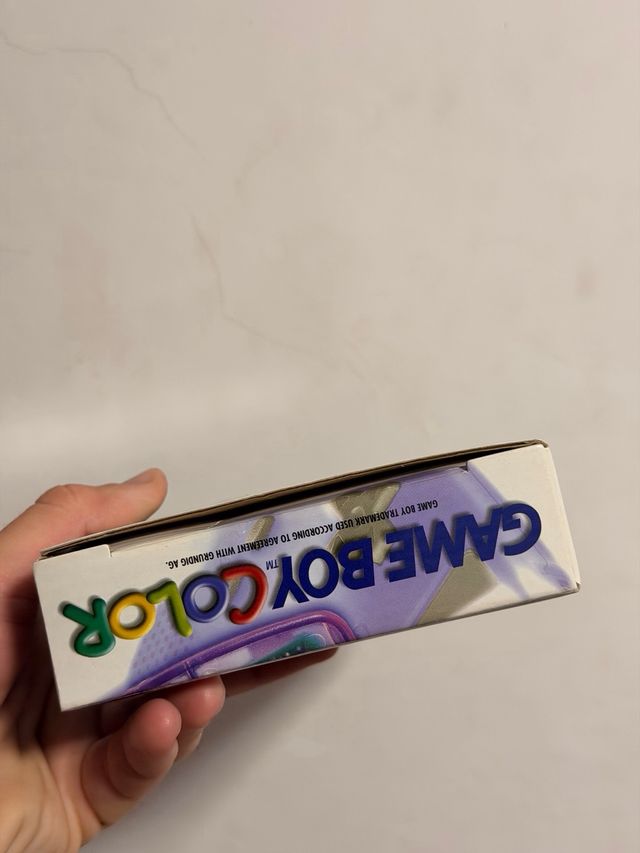 Caja y manual Game Boy Color Morada