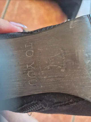 Stivali con tacco neri