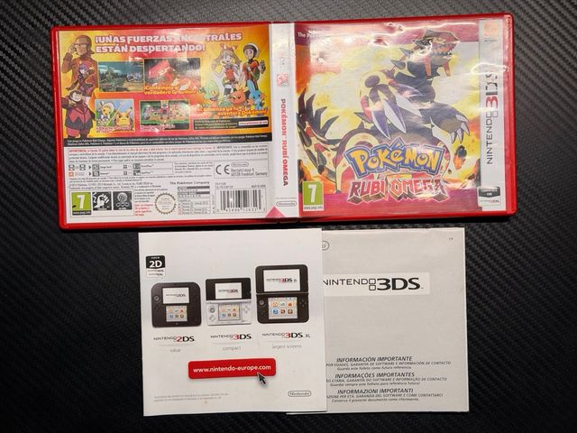 Lote Cajas Pokémon 3DS