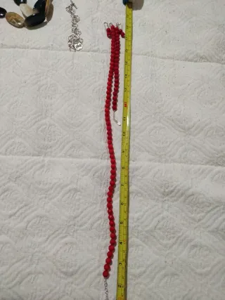 Conjunto Coral Rojo Facetado Mediterráneo