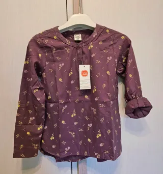 Camicetta bambina 8 anni fantasia floreale