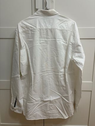 Camisa blanca manga larga