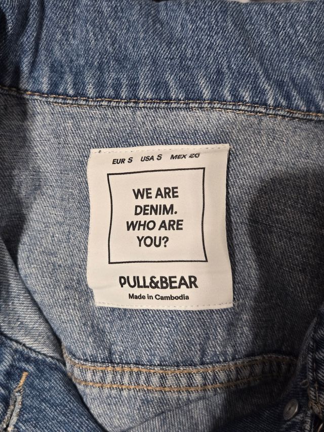Chaqueta vaquera crop Pull&Bear Talla S