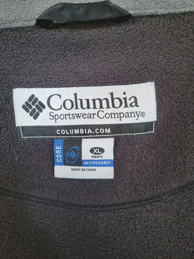 Chaqueta Polar Columbia XL Negra