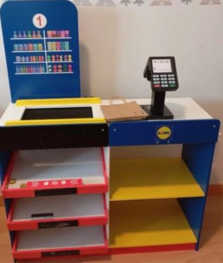 Supermercado infantil de madera