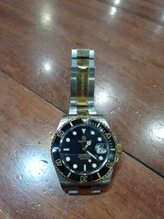Reloj Bersigar Automático Dorado y Plata