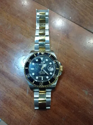 Reloj Bersigar Automático Dorado y Plata