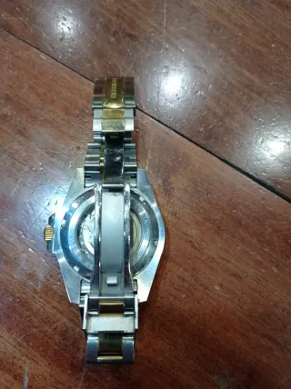 Reloj Bersigar Automático Dorado y Plata
