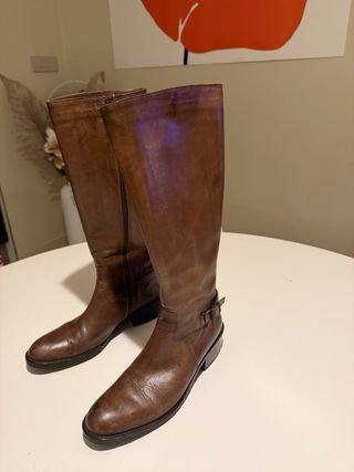 Stivali da cavallo marroni