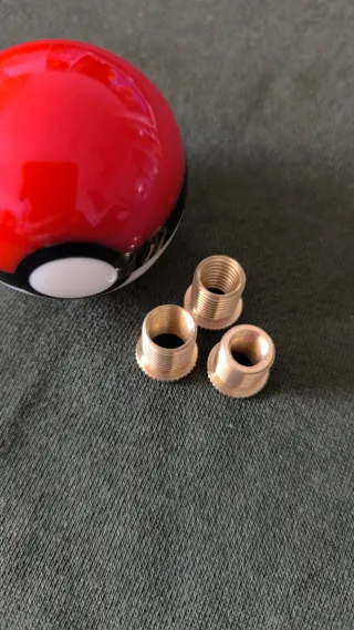 Pomo cambio Pokeball rojo y blanco