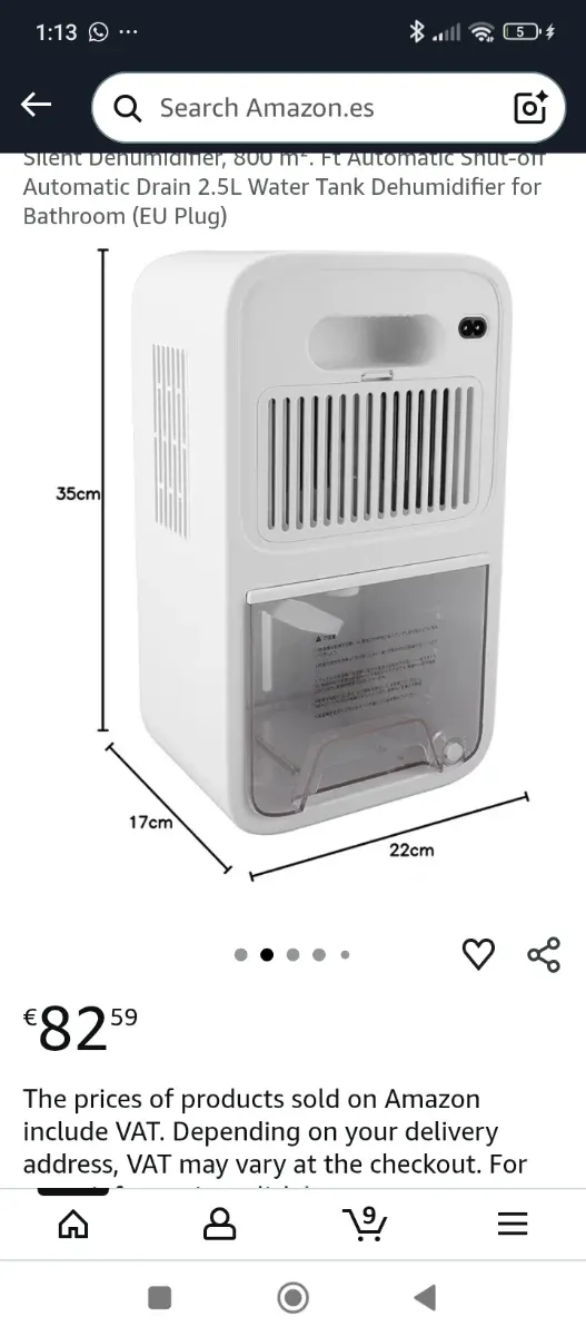 Deshumificador Naroote Blanco