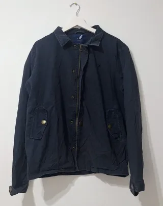 Chaqueta Kangol azul vintage 90s
