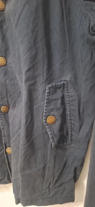 Chaqueta Kangol azul vintage 90s