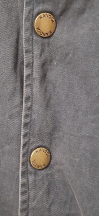 Chaqueta Kangol azul vintage 90s