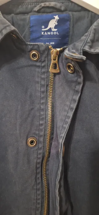 Chaqueta Kangol azul vintage 90s