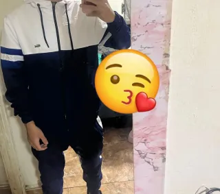 Chándal Lacoste Azul y Blanco