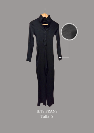 Mono Largo manga Larga Iets Frans negro talla S