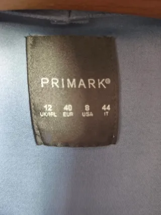 Tres cuartos antelina azul