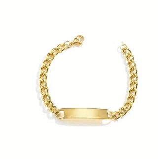 Elegante Pulsera Acero Inoxidable Hombre