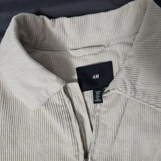 Chaqueta de pana beige