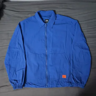 Chaqueta cortavientos Zara Azul talla S