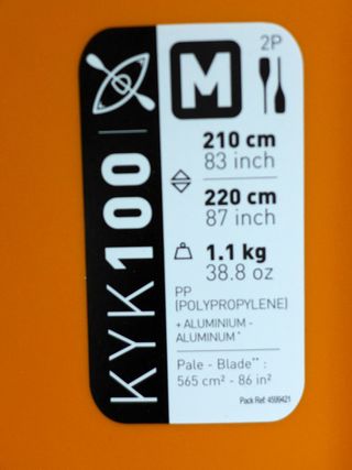 Pala kayak Itiwit 2 partes ajustable x100 NUEVO