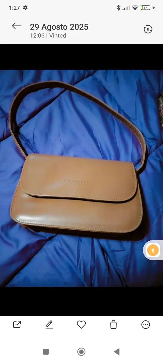 Bolso Camel usado una vez