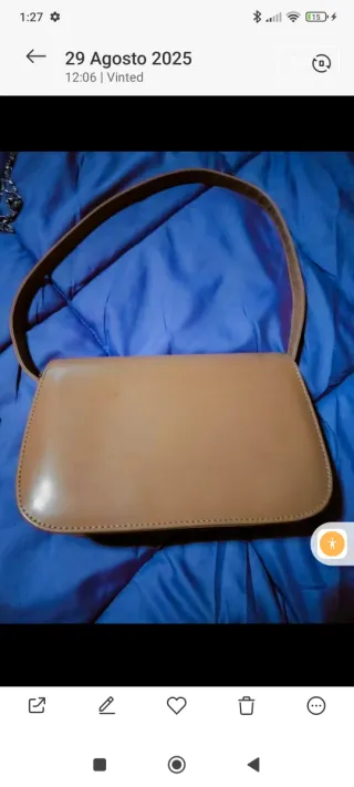 Bolso Camel usado una vez