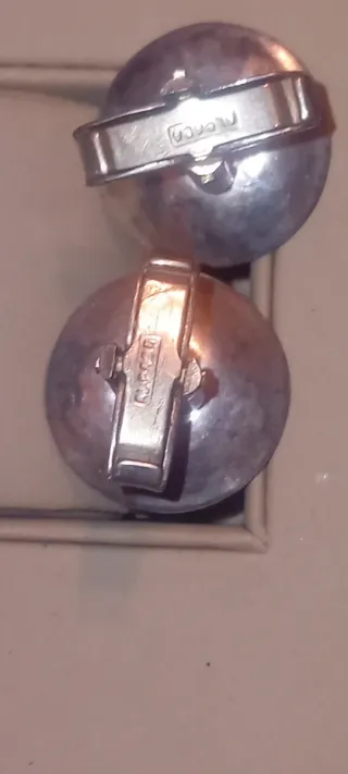 Gemelli in Argento a Forma di Sombrero