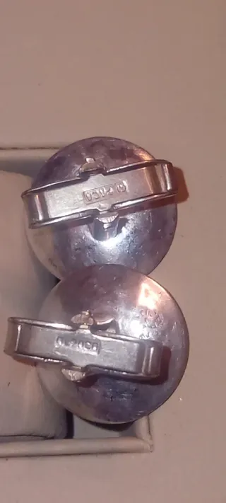 Gemelli in Argento a Forma di Sombrero