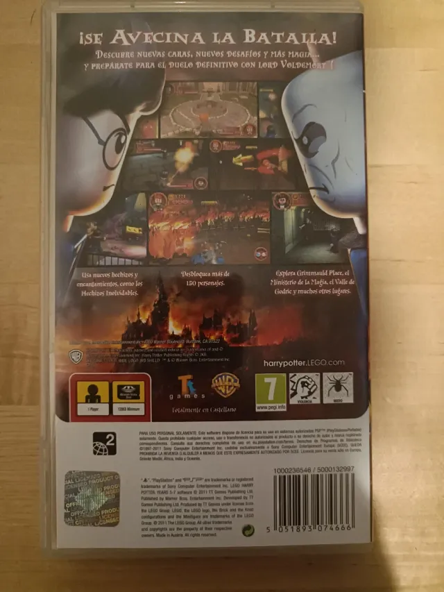 Juego PSP Lego Harry Potter Años y Orden del fenix