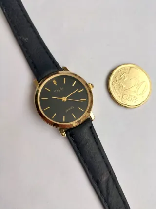 Orologio Trophy Quartz Vintage Oro Nero