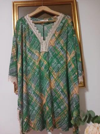 Blusa de punto frío verano.No da calor,no se arrug