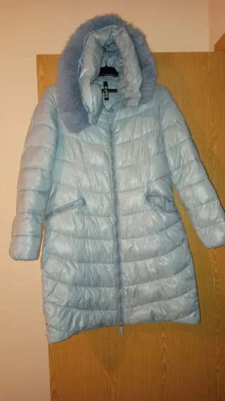 Plumas azul cielo Talla M